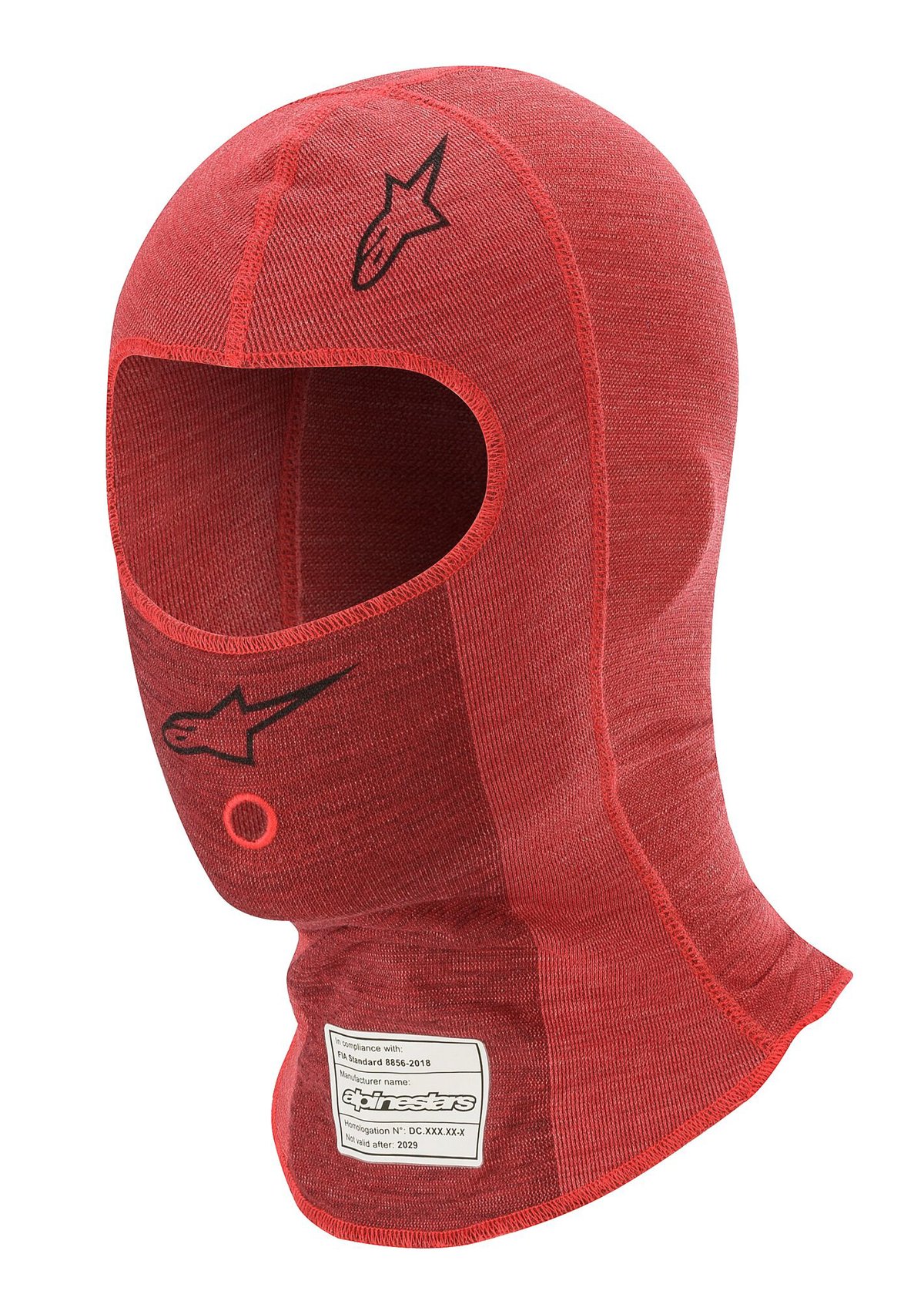 Alpinestars ZX Evo V2 Balaclava Red Dark Red OS